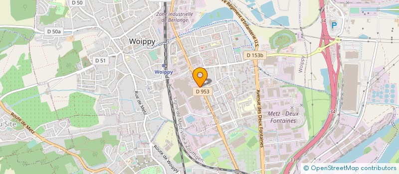 localisation de l'entreprise DIFFUSION REEDITION COURTAGE  WOIPPY