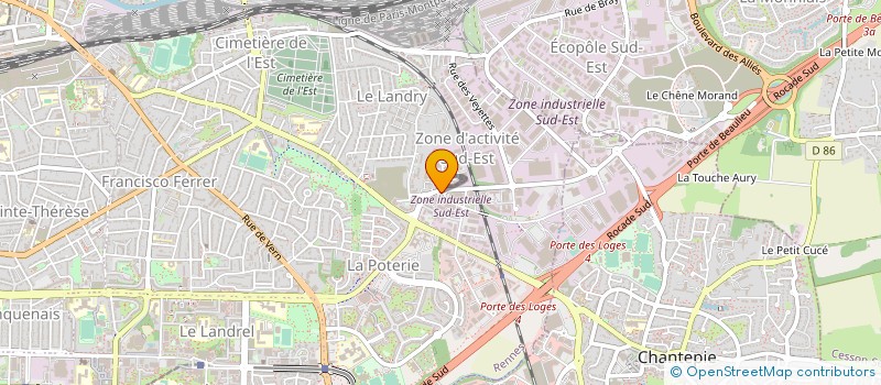 localisation de l'entreprise DIFFUSION RENNAISE PRODUITS REPROGRAPHIQ à RENNES