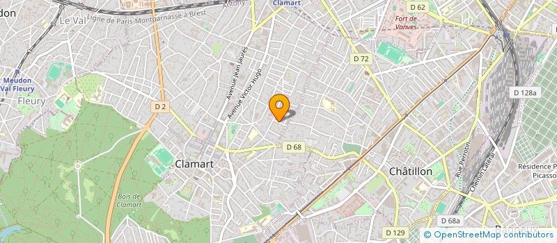 localisation de l'entreprise DIFFUSION RESTO PLUS  CLAMART