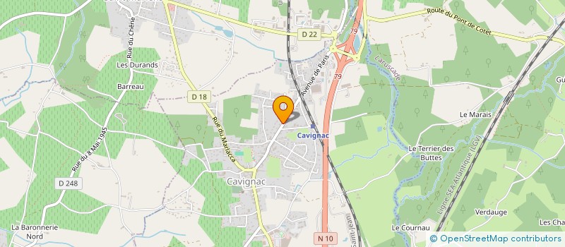 localisation de l'entreprise DIFFUSION SERVICES à CAVIGNAC