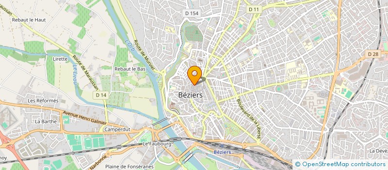 localisation de l'entreprise DIFFUSION SNEAKERS à BEZIERS
