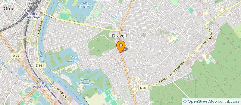 localisation de l'entreprise DIFFUSION SPORTS à DRAVEIL