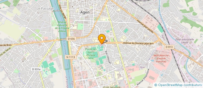 localisation de l'entreprise DIFFUSION TRANS PRESSE à AGEN