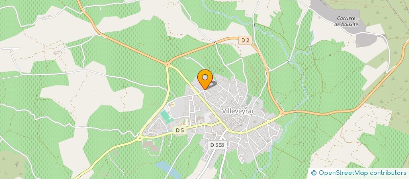 localisation de l'entreprise DIFFUSION TRANSPORT  VILLEVEYRAC