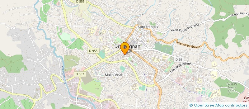 localisation de l'entreprise DIFFUSION VAROISE DE MENUISERIES à DRAGUIGNAN