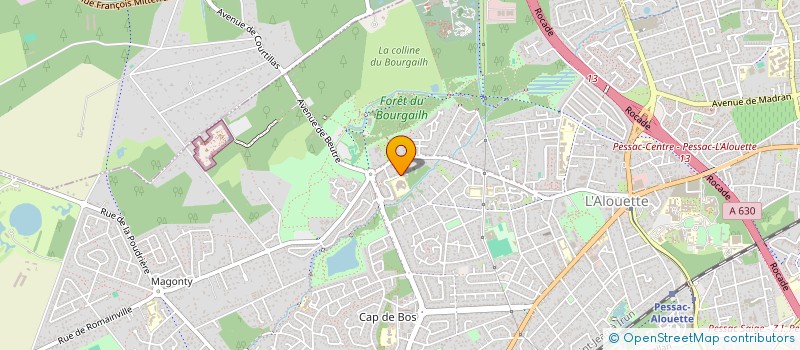 localisation de l'entreprise DIFFUSION VIDEO INTERNET à PESSAC