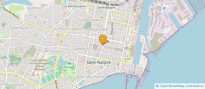 localisation de l'entreprise DIFFUSION VOILAGES AMEUBLEMENT - D.V.A. à SAINT-NAZAIRE