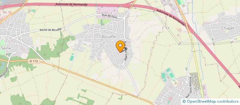 localisation de l'entreprise DIFFUSION YVELINOISE PROTECTION SECURITE à BOUAFLE