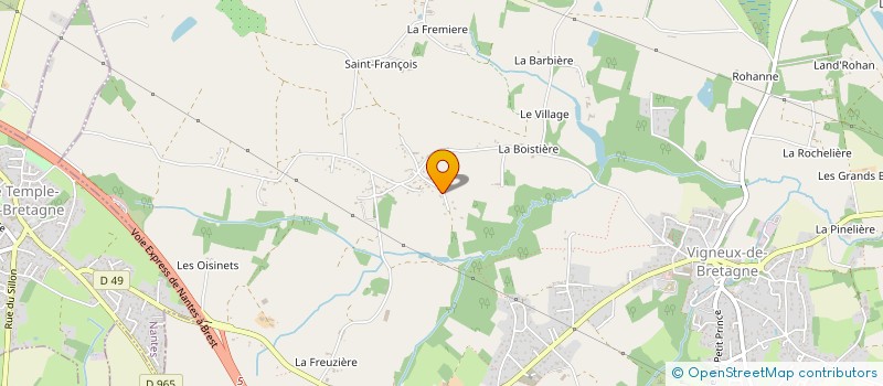 localisation de l'entreprise DIFFUSION ZEYNEDDINE SERVICE à VIGNEUX DE BRETAGNE