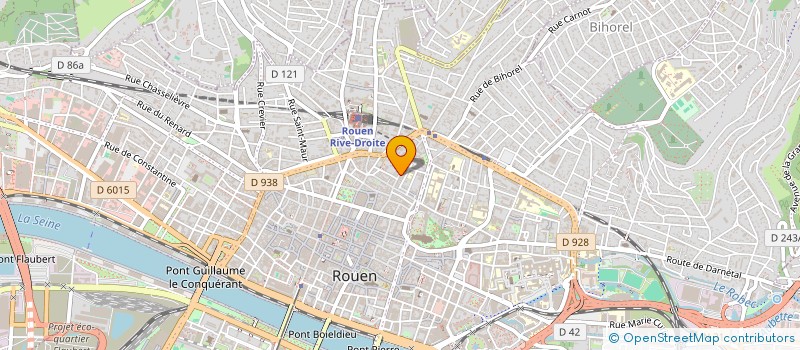 localisation de l'entreprise DIFFUSIONS DU SPHINX à ROUEN