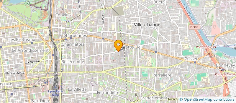 localisation de l'entreprise DIFFUZ AUTOS à VILLEURBANNE
