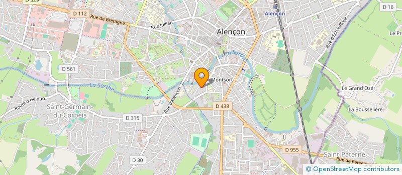 localisation de l'entreprise DIFFUZIA à ALENCON