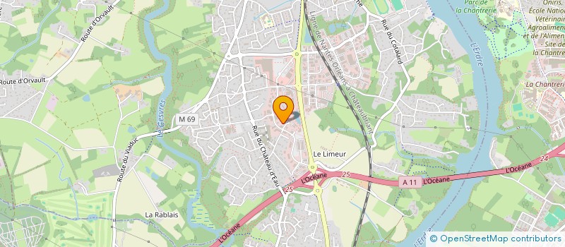 localisation de l'entreprise DIFIMMO  LA CHAPELLE-SUR-ERDRE