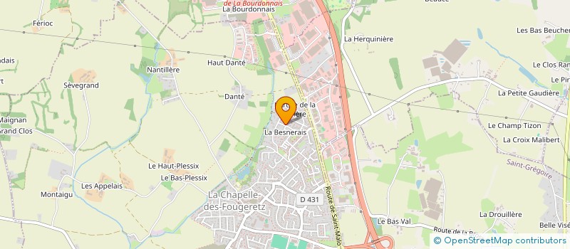 localisation de l'entreprise DIFIN  MONTREUIL-LE-GAST