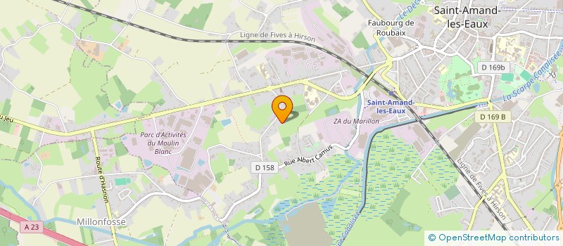 localisation de l'entreprise DIFINEO RH  SAINT-AMAND-LES-EAUX