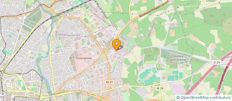 localisation de l'entreprise DIFINN à CASTELNAU-LE-LEZ