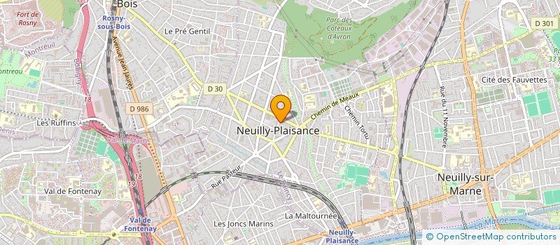 localisation de l'entreprise DIFLORA CREATION à NEUILLY-PLAISANCE