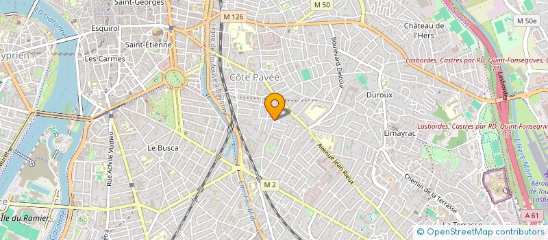 localisation de l'entreprise DIFLUK à TOULOUSE