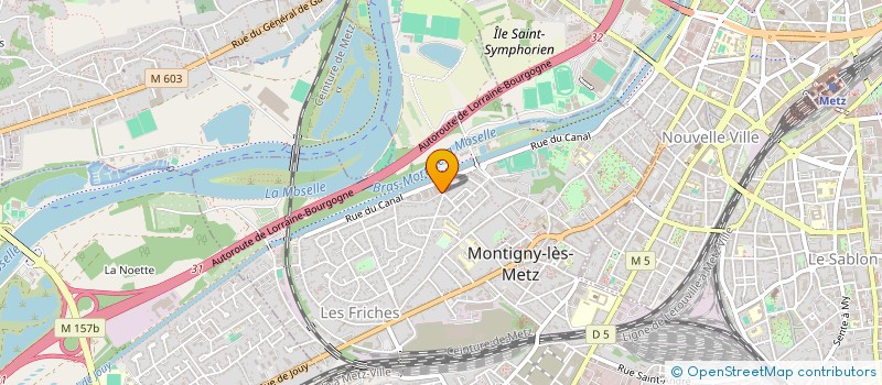 localisation de l'entreprise DIFMEDIA  MONTIGNY-LES-METZ