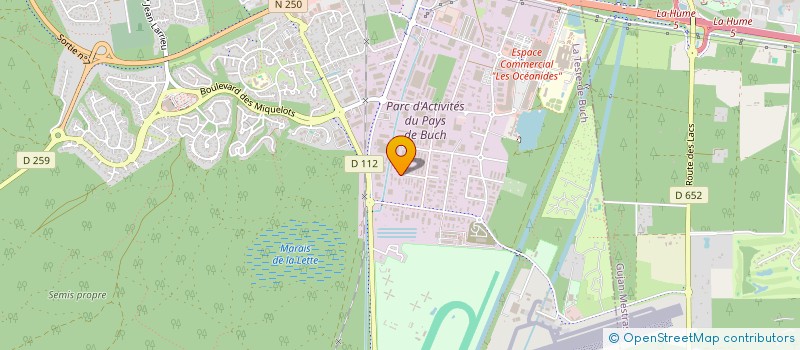 localisation de l'entreprise DIFRACHIM à ARCACHON