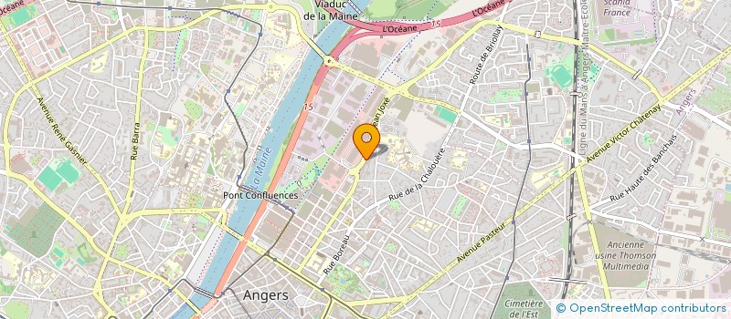 localisation de l'entreprise DIFRI à ANGERS