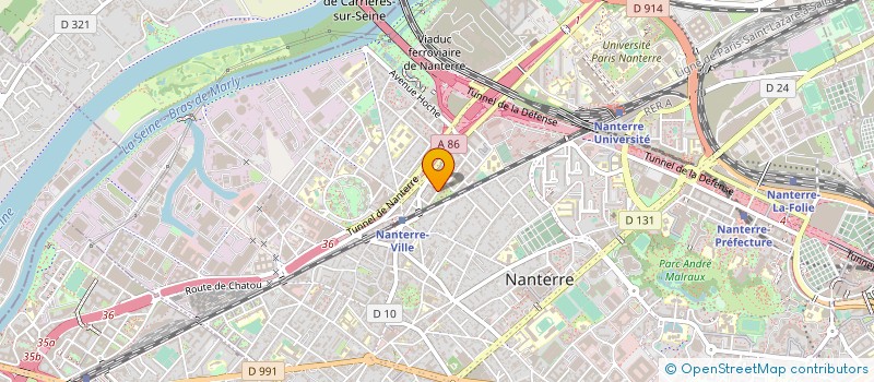 localisation de l'entreprise DIG  NANTERRE