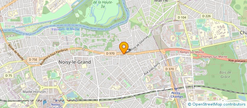 localisation de l'entreprise DIGA à NOISY-LE-GRAND