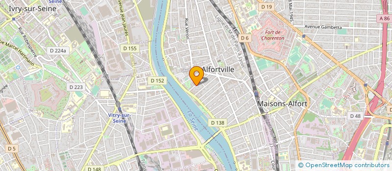 localisation de l'entreprise DIGAMMA  ALFORTVILLE