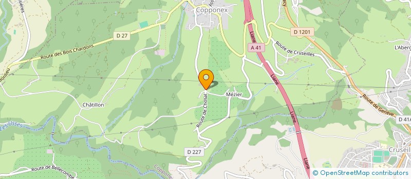 localisation de l'entreprise DIGEBAT  COPPONEX