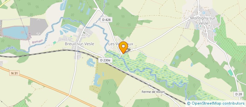 localisation de l'entreprise DIGEO  MONTIGNY-SUR-VESLE