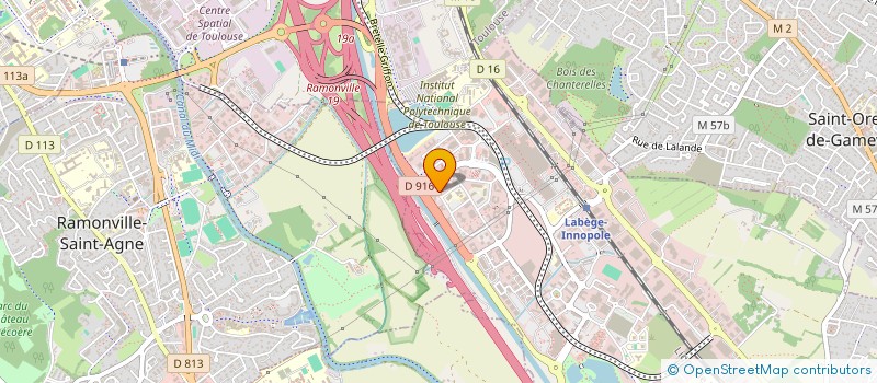 localisation de l'entreprise DIGEOCOM  LABEGE