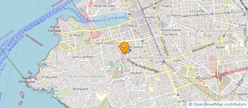 localisation de l'entreprise DIGEREL à MARSEILLE