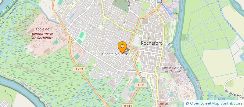 localisation de l'entreprise DIGGA.BAT  ROCHEFORT