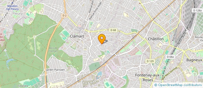 localisation de l'entreprise DIGGERS DU QUOTIDIEN  CLAMART