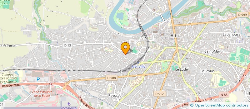 localisation de l'entreprise DIGGERS-RADIO.ORG  ALBI