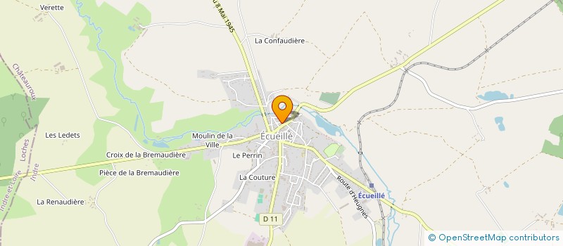 localisation de l'entreprise DIGI 4 U à ECUEILLE