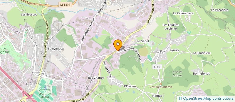 localisation de l'entreprise DIGI LEASE  SAINT-JEAN-BONNEFONDS