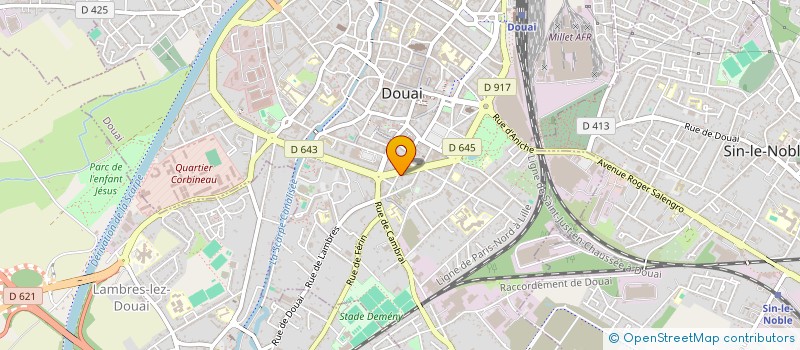 localisation de l'entreprise DIGI-S à DOUAI