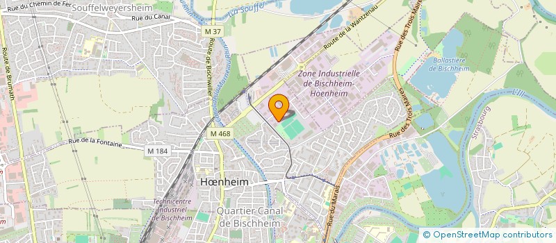 localisation de l'entreprise DIGI-SPORTS  HNHEIM