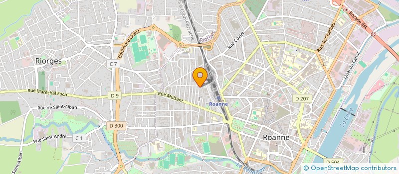 localisation de l'entreprise DIGIAB à ROANNE