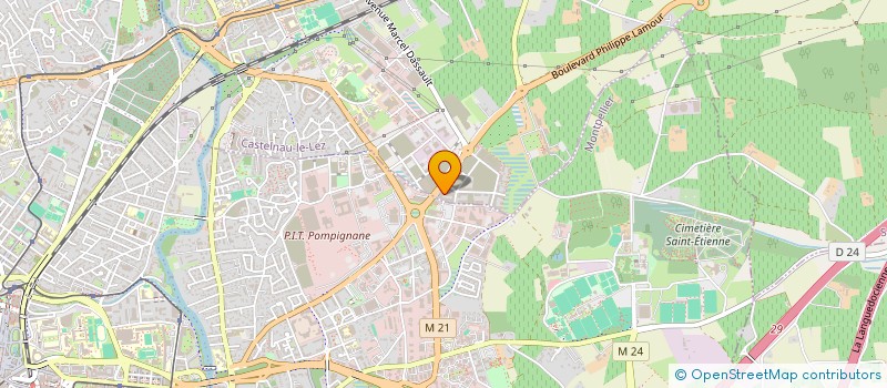 localisation de l'entreprise DIGIAPP à CASTELNAU-LE-LEZ