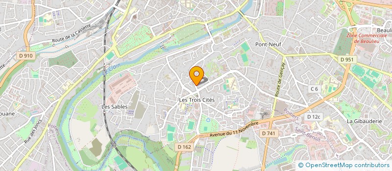 localisation de l'entreprise DIGIARTI  POITIERS