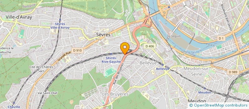 localisation de l'entreprise DIGIBAT à SEVRES