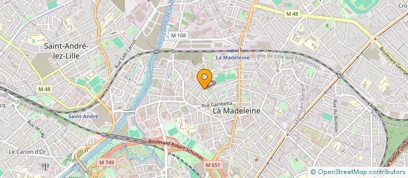 localisation de l'entreprise DIGIBIRD CREATIVE FACTORY à LA MADELEINE