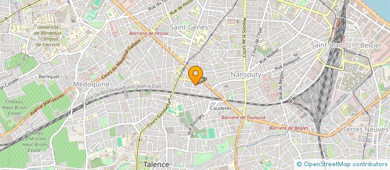 localisation de l'entreprise DIGIBORIGENES  TALENCE