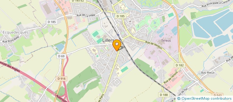 localisation de l'entreprise DIGIBUS à LILLERS