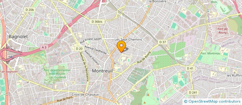 localisation de l'entreprise DIGICODE 75 à MONTREUIL