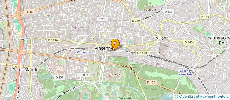 localisation de l'entreprise DIGIFAMILY à VINCENNES