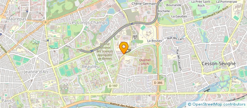 localisation de l'entreprise DIGIFORMAC  RENNES