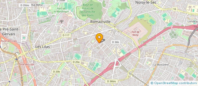 localisation de l'entreprise DIGIKA à ROMAINVILLE